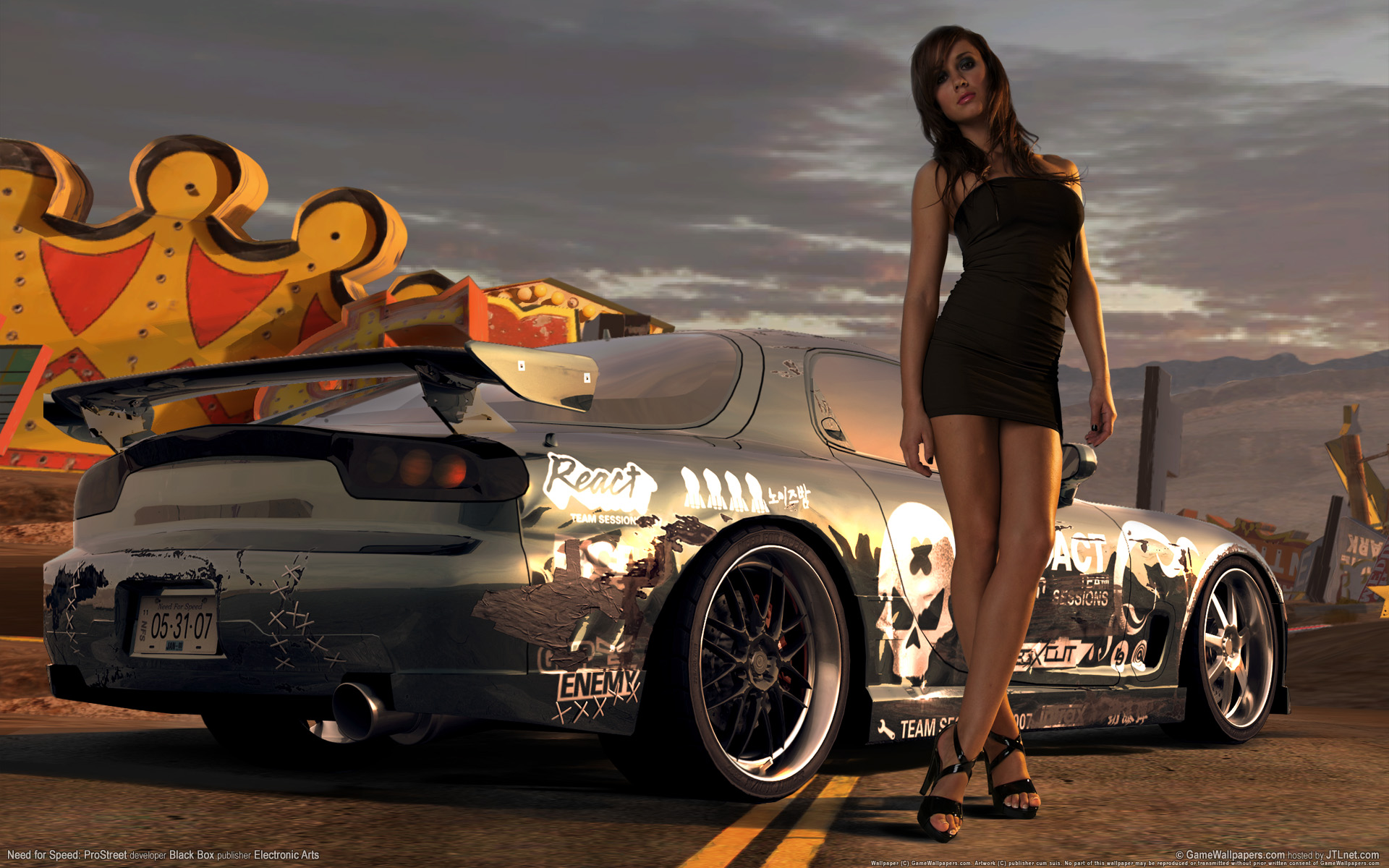 need-for-speed-prostreet-girl-hd-car