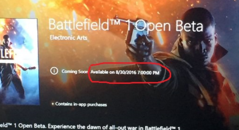 Battlefield 1 - beta