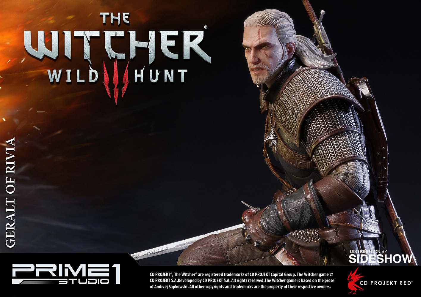 The witcher 3: statua Geralt di Rivia