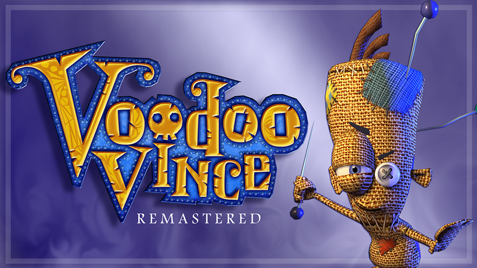 Il logo di Voodoo Vince Remastered