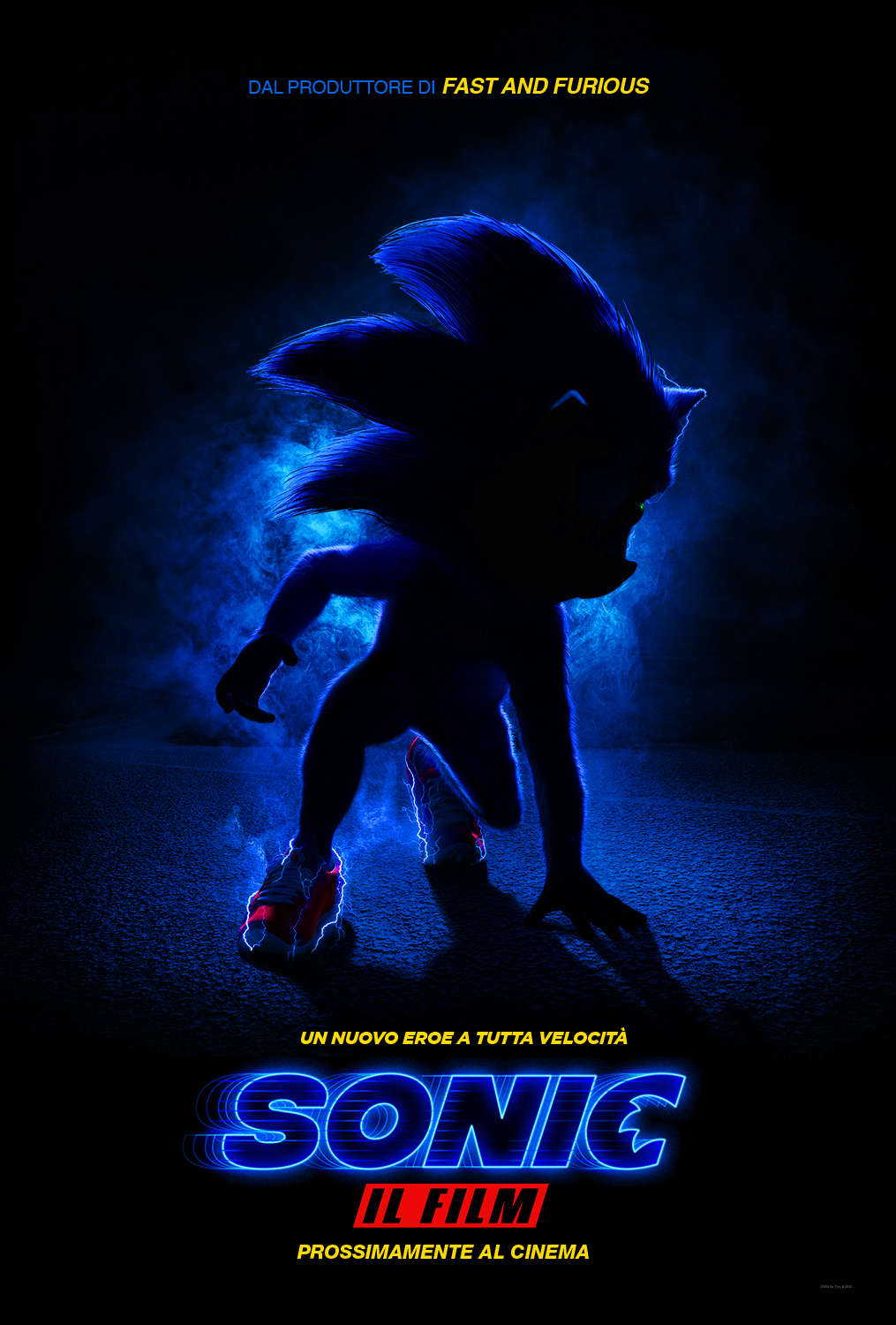 Sonic Il Film - Teaser Poster