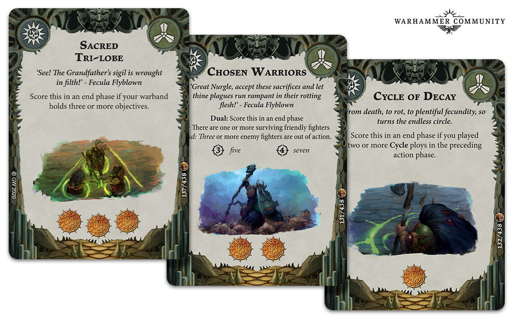 Missione obiettivi carte Warhammer underworlds 