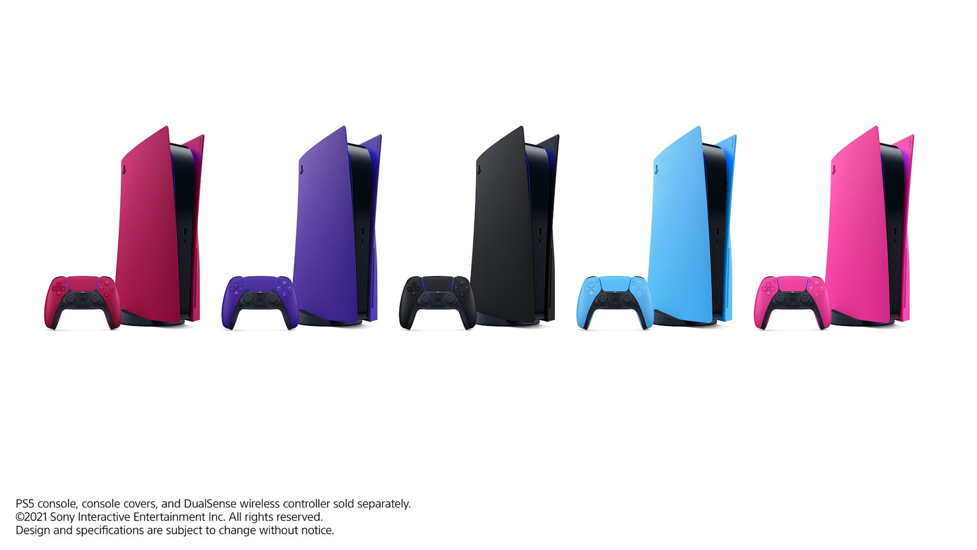 PlayStation 5 cover colorate