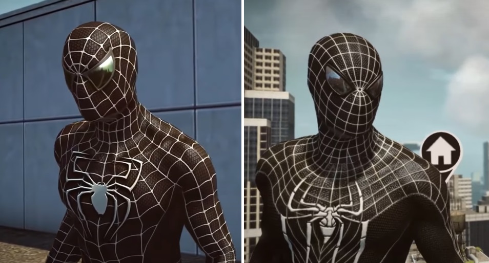 Spider-Man Costume Black video games