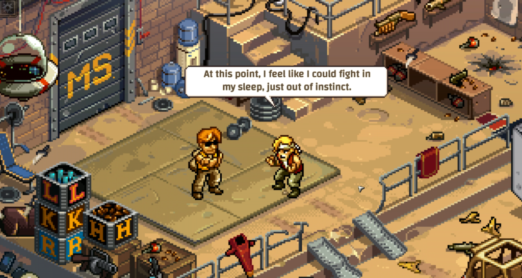 Metal Slug Tactics dialogo