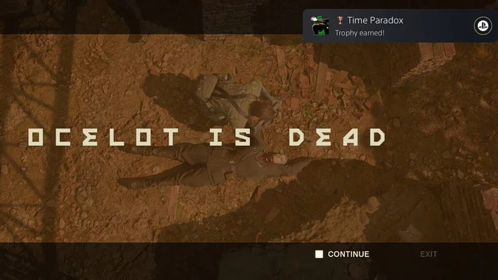 meta gear solid delta ocelot is dead