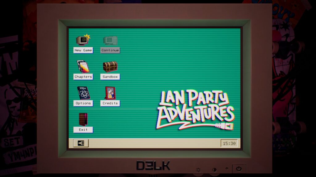 LAN Party Adventures interfaccia