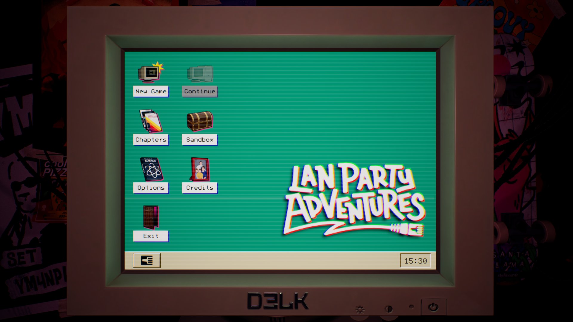 LAN Party Adventures interfaccia